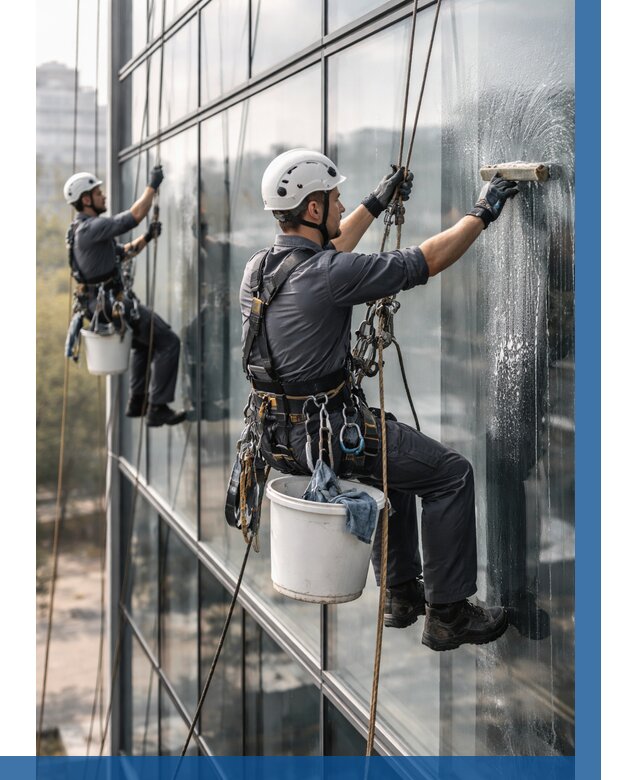 Мойка сплошного остекления в Балашихе, заказать от 308 р.| ВЫСОТНИК-Блш