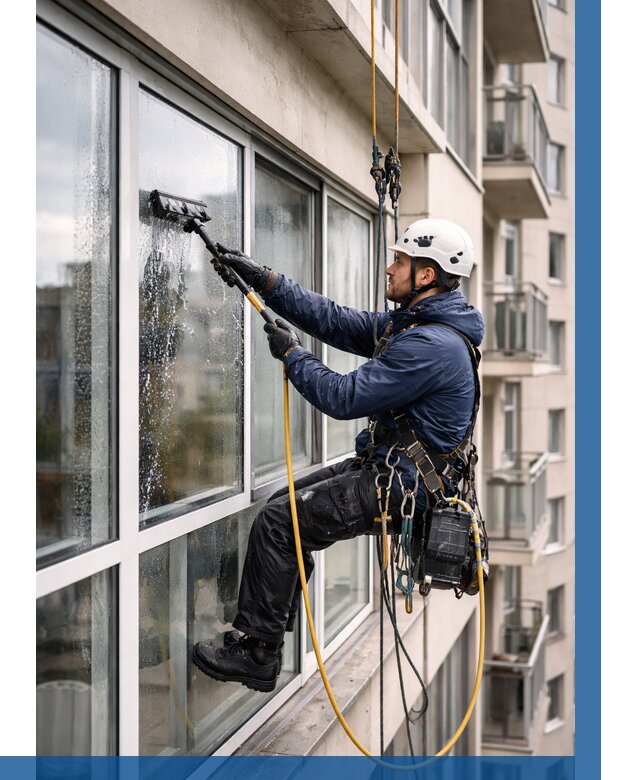 Мойка балконного остекления в Балашихе от 3589 р. | ВЫСОТНИК-Блш