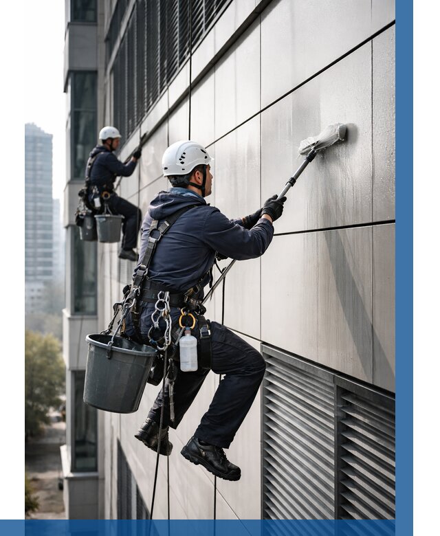 Мойка вентилируемого фасада в Балашихе от 256 р. | ВЫСОТНИК-Блш