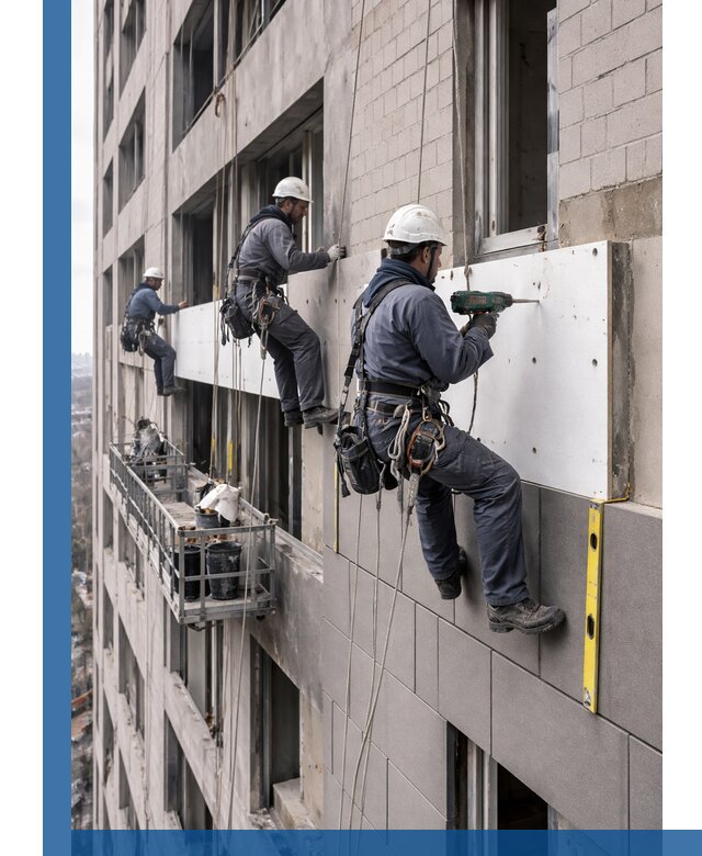 Монтаж фасадных термопанелей высокого качества в Балашихе