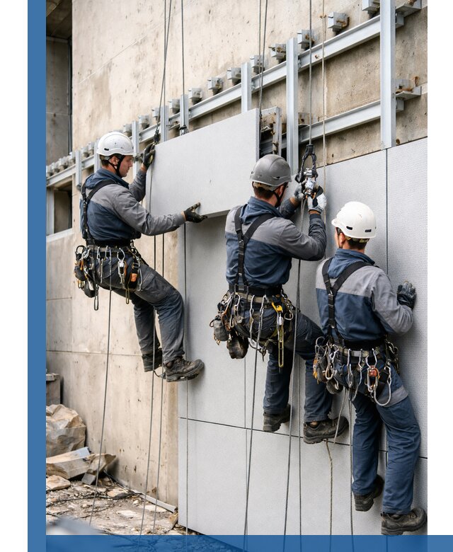 Монтаж вентилируемого фасада в Балашихе под ключ с гарантией качества