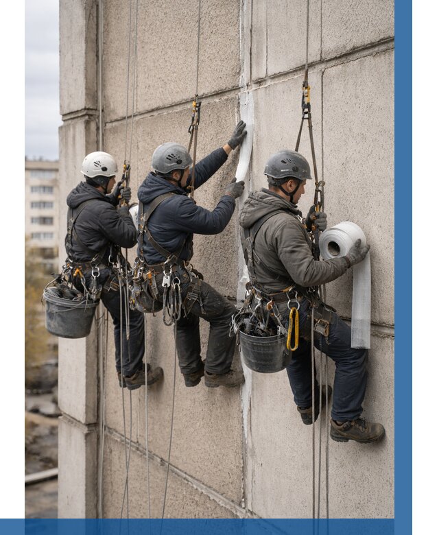 Ремонт межпанельных швов в Балашихе от 769 р. | ВЫСОТНИК-Блш