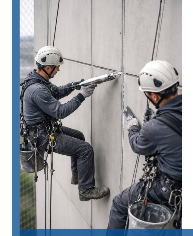 Первичная герметизация швов фасадов и кровель в Балашихе