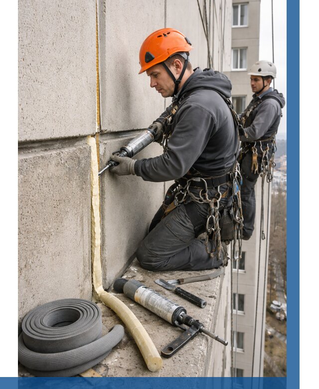 Теплый шов межпанельные швы в Балашихе от 718 р. | ВЫСОТНИК-Блш