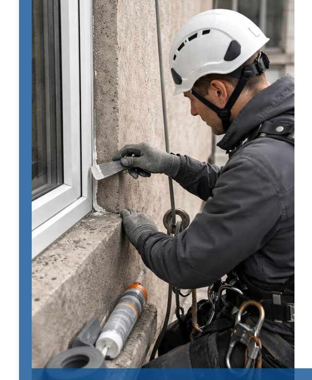 Герметизация монтажных швов окон в Балашихе с гарантией качества