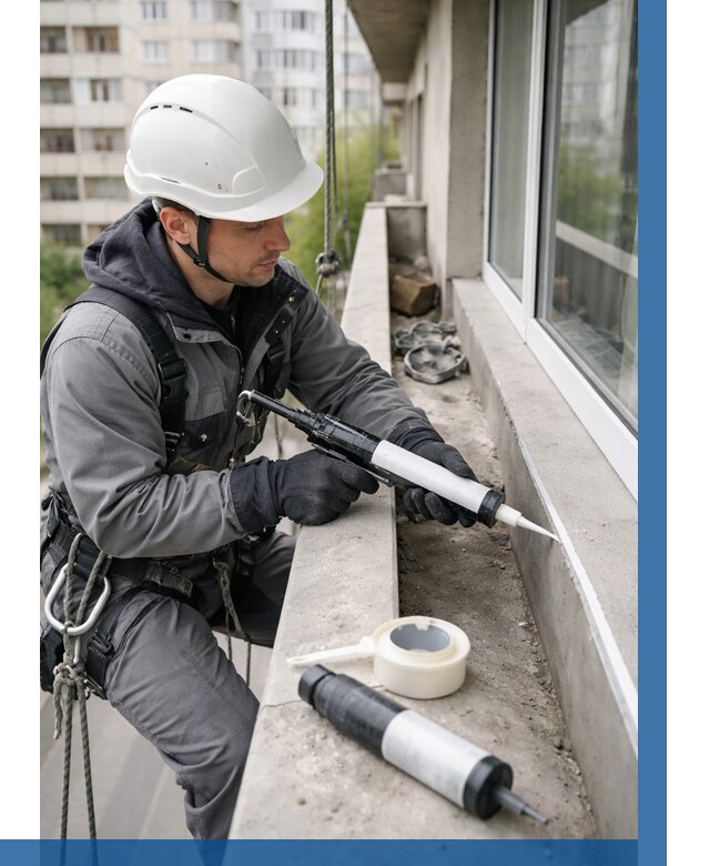 Герметизация швов лоджии в Балашихе от 4614 р. | ВЫСОТНИК-Блш