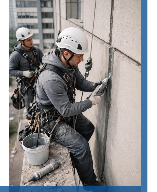 Ремонт деформационных швов здания в Балашихе от 1025 р. | ВЫСОТНИК-Блш