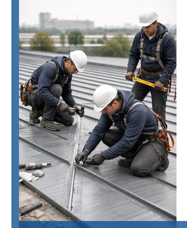 Ремонт фальцевой кровли в Балашихе срочно и качественно