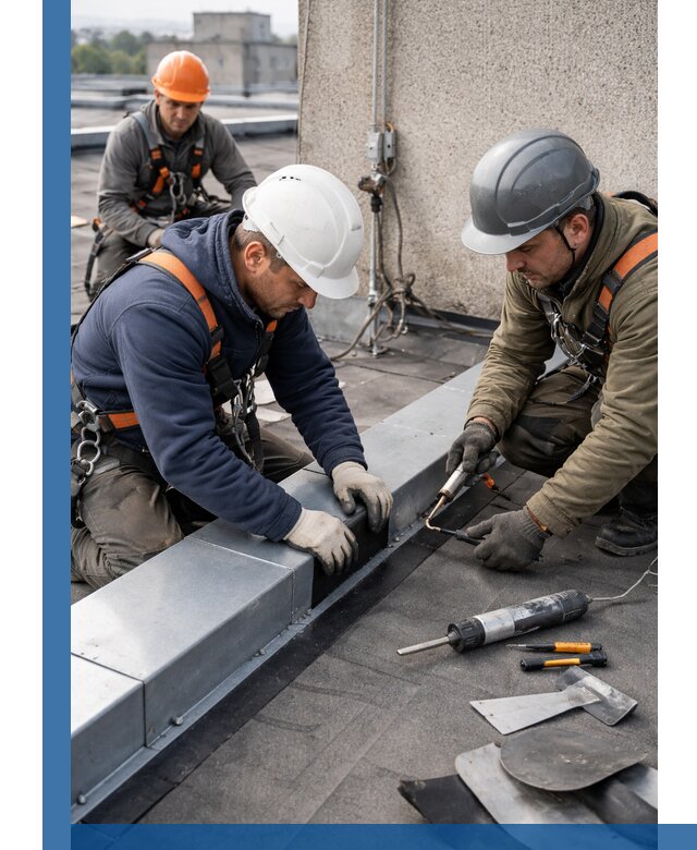 Ремонт кровельных примыканий в Балашихе профессионально