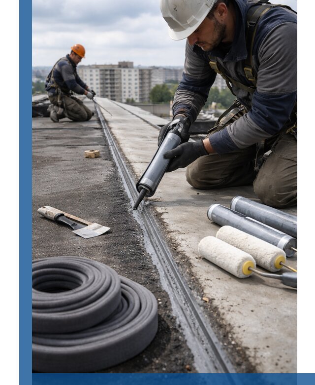 Герметизация швов кровли в Балашихе с гарантией герметичности