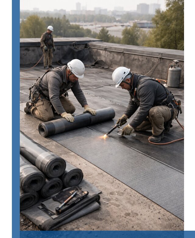 Монтаж мягкой кровли в Балашихе профессионально и надежно