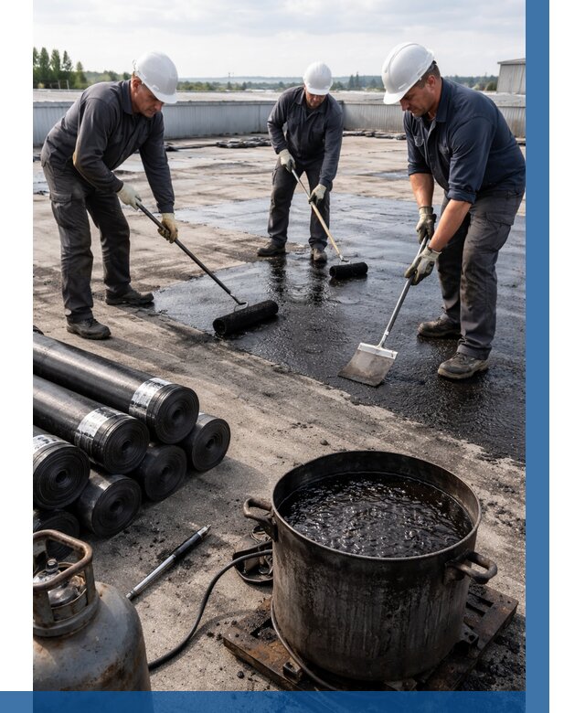 Гидроизоляция кровли мастикой в Балашихе от 615 р. | ВЫСОТНИК-Блш