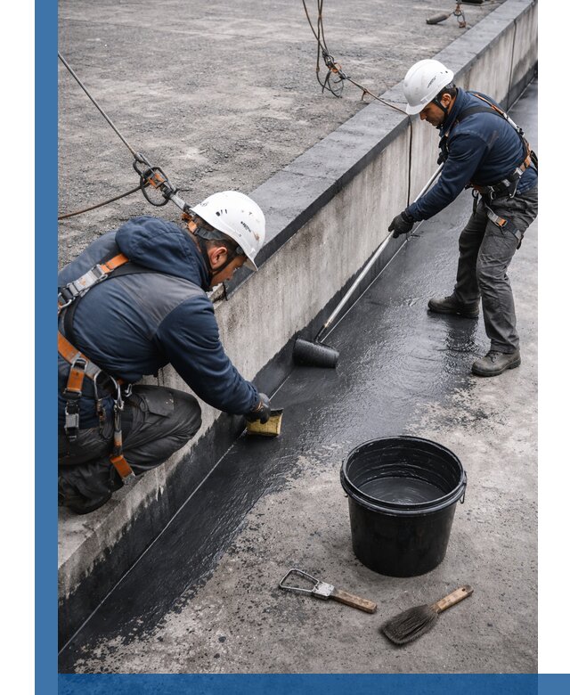 Гидроизоляция кровли жидкой резиной профессионально в Балашихе