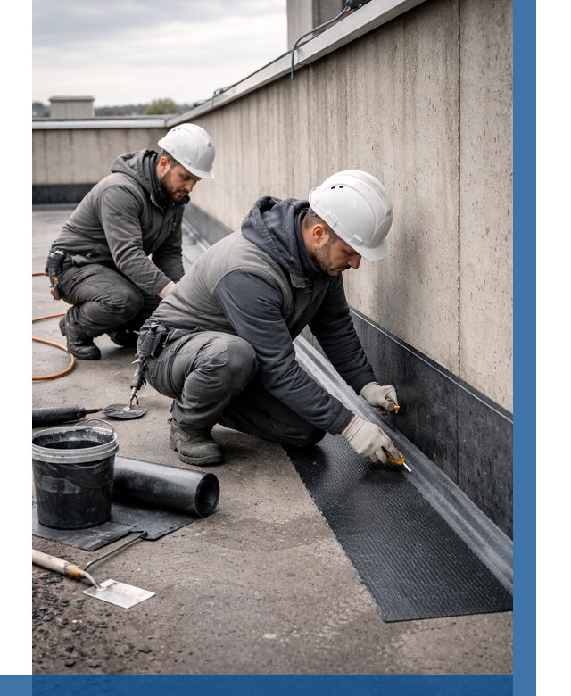 Гидроизоляция примыканий на кровле в Балашихе от 923 р. | ВЫСОТНИК-Блш