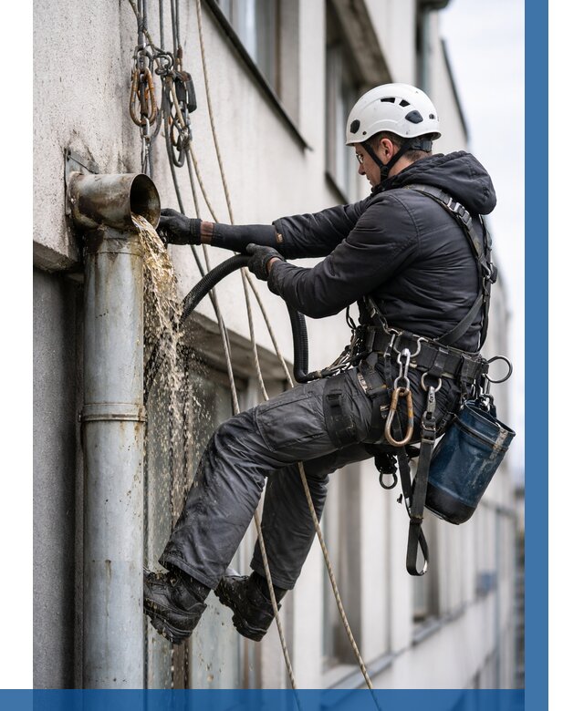 Прочистка водосточных труб в Балашихе от 3589 р. | ВЫСОТНИК-Блш