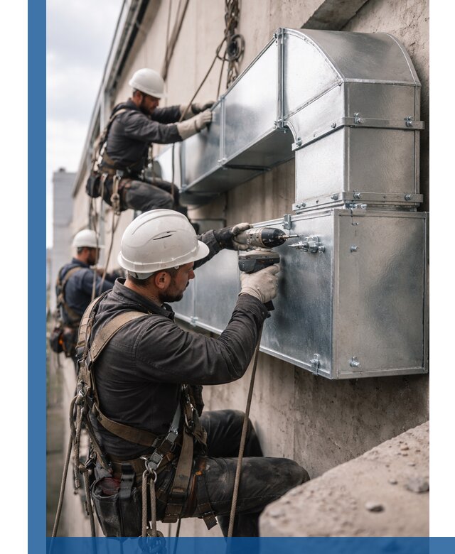 Профессиональный монтаж вентиляционных коробов в Балашихе под ключ