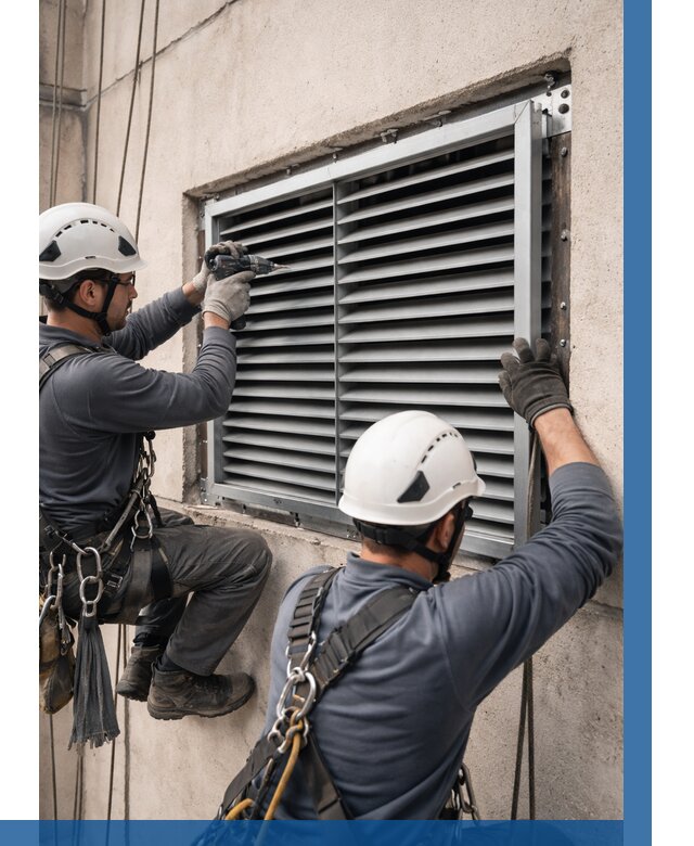 Монтаж вентиляционных решеток в Балашихе от 4614 р. | ВЫСОТНИК-Блш