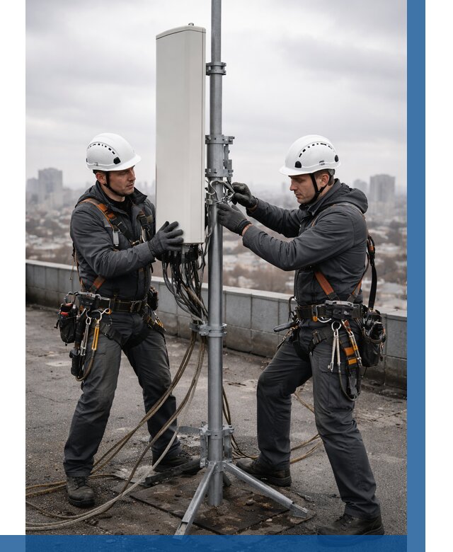 Монтаж антенн связи на крыше в Балашихе от 8715 р. | ВЫСОТНИК-Блш