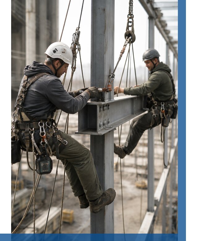 Монтаж металлоконструкций на высоте в Балашихе от 3589 р. | ВЫСОТНИК-Блш