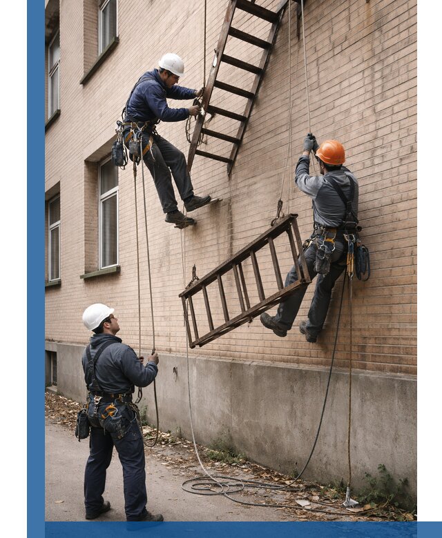 Демонтаж пожарной лестницы в Балашихе быстро и безопасно