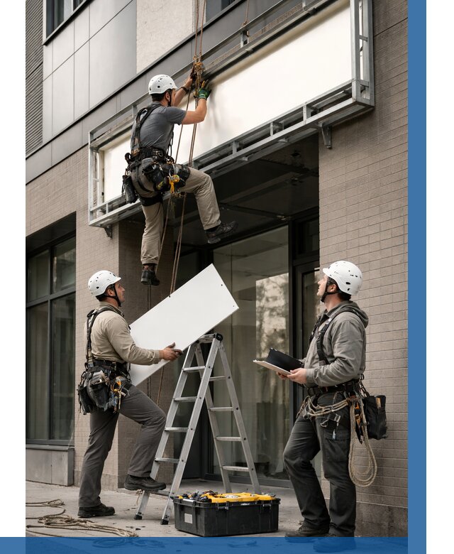 Монтаж светового короба в Балашихе от 6664 р. | ВЫСОТНИК-Блш