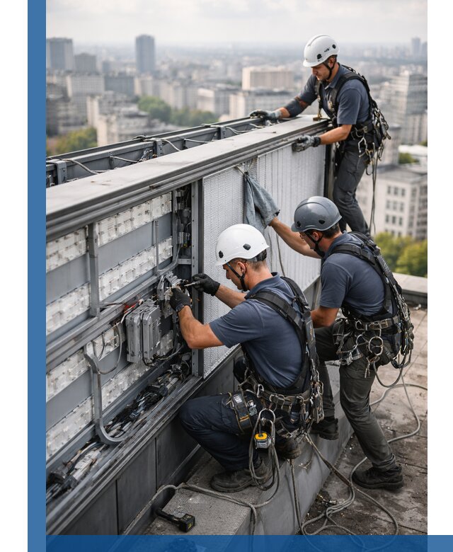 Профессиональное обслуживание крышной рекламы в Балашихе под ключ