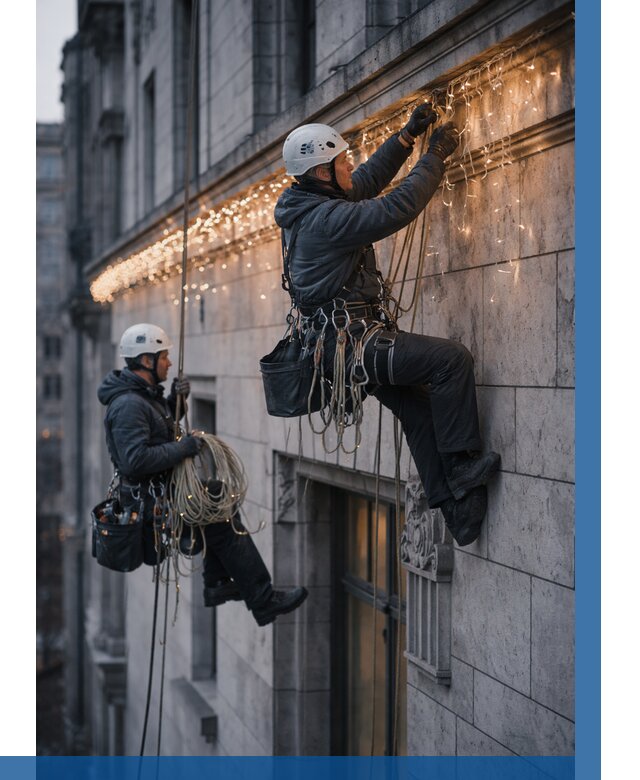 Монтаж новогодней иллюминации в Балашихе от 8715 р. | ВЫСОТНИК-Блш