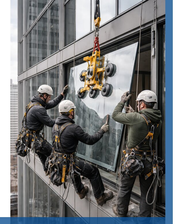 Фасадное остекление зданий под ключ в Балашихе от 10253 р. | ВЫСОТНИК-Блш