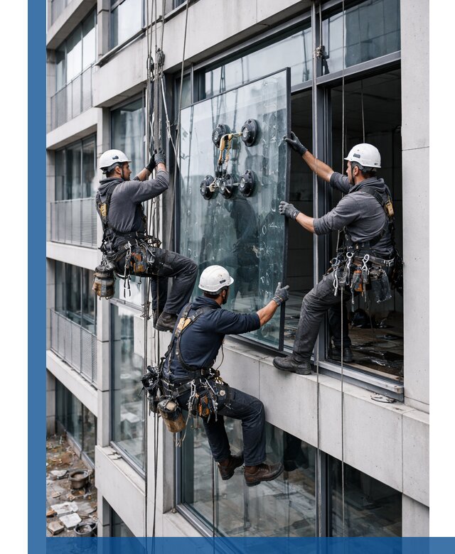 Фасадное остекление и монтаж витражей зданий в Балашихе под ключ