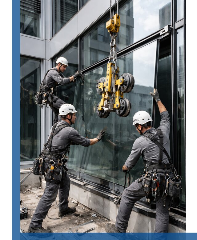 Структурное остекление фасадов в Балашихе монтаж и обслуживание