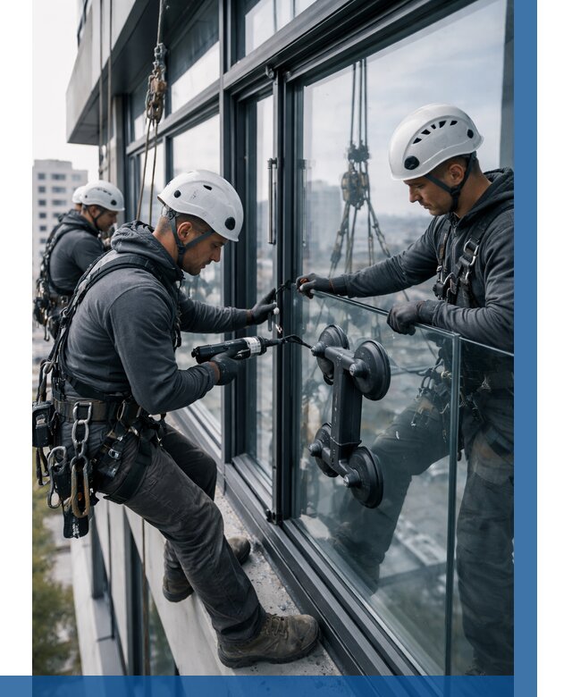 Витражное остекление зданий в Балашихе от 3589 р. | ВЫСОТНИК-Блш