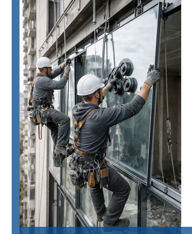 Витражное остекление фасадов и лоджий в Балашихе под ключ