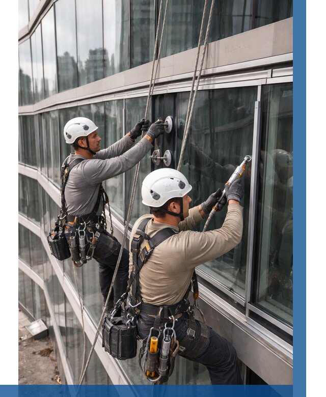 Радиусное остекление фасада в Балашихе от 12304 р. | ВЫСОТНИК-Блш