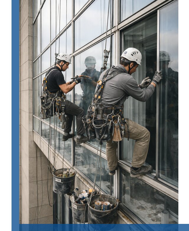 Ремонт витражных конструкций и фасадного остекления в Балашихе