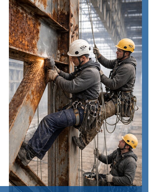 Зачистка металла от ржавчины в Балашихе от 359 р. | ВЫСОТНИК-Блш