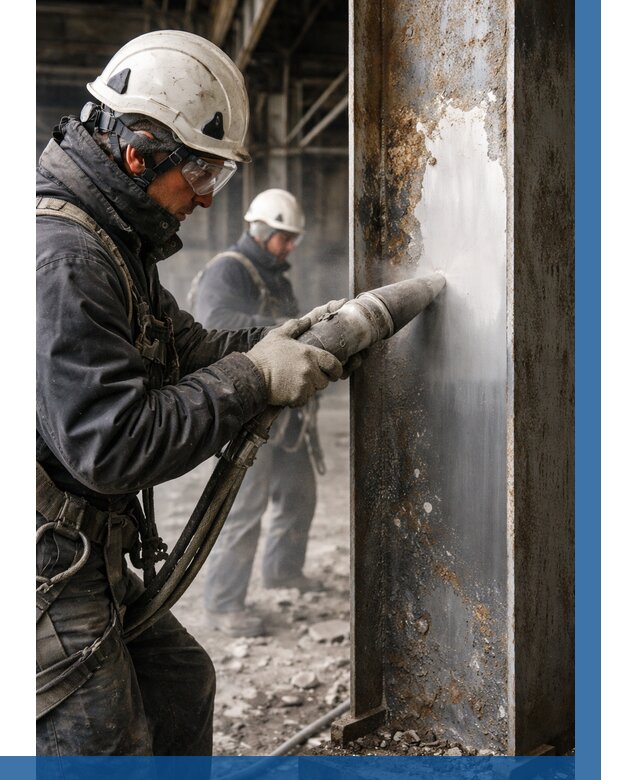 Удаление старой краски с металла в Балашихе от 461 р. | ВЫСОТНИК-Блш