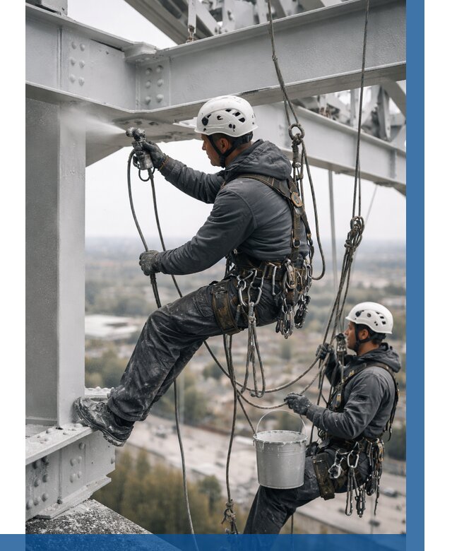 Покраска металлоконструкций на высоте в Балашихе 359 р |ВЫСОТНИК-Блш