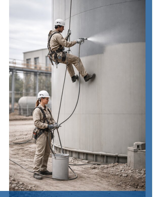 Покраска резервуаров в Балашихе от 1230 р. | ВЫСОТНИК-Блш — заказать