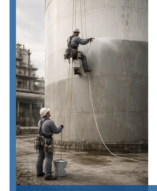 Покраска стальных резервуаров и емкостей в Балашихе профессионально