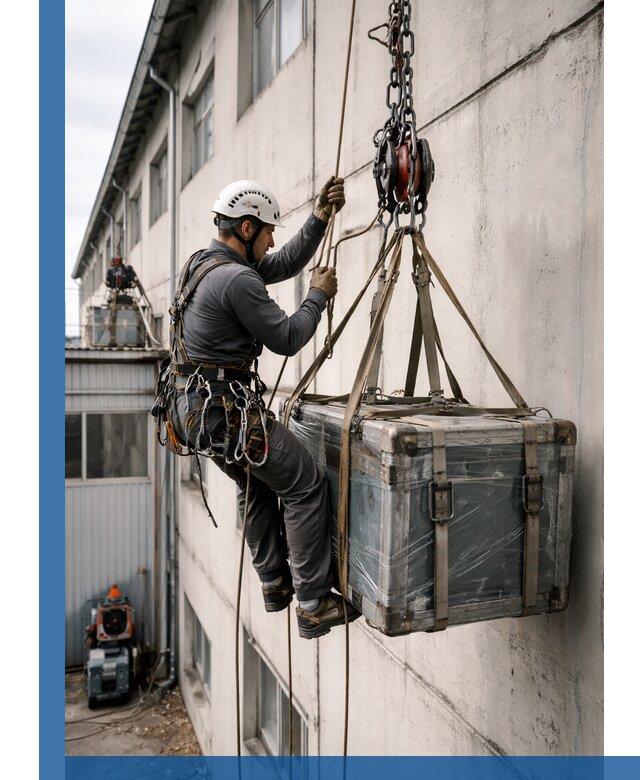 Подъем грузов на высоту в Балашихе для промышленных объектов