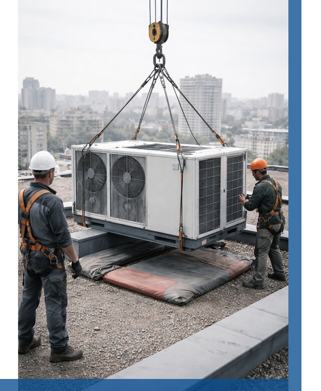 Подъем груза на крышу в Балашихе от 5127 р. | ВЫСОТНИК-Блш заказать