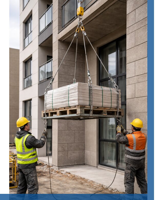 Подъем керамогранита на этаж в Балашихе от 3589 р. | ВЫСОТНИК-Блш