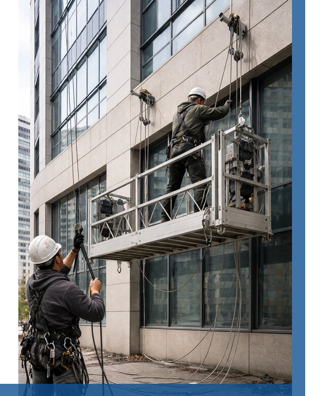 Монтаж и подъем фасадной люльки в Балашихе от 12304 р. | ВЫСОТНИК-Блш