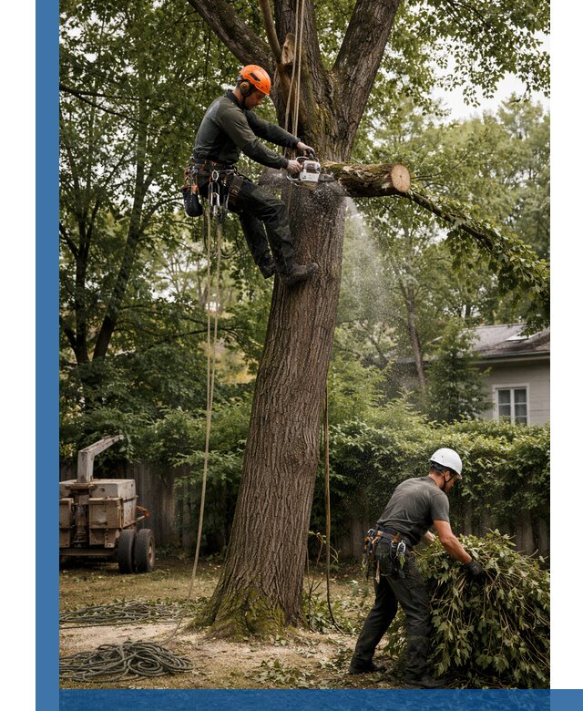Кронирование деревьев в Балашихе, безопасная высотная обрезка