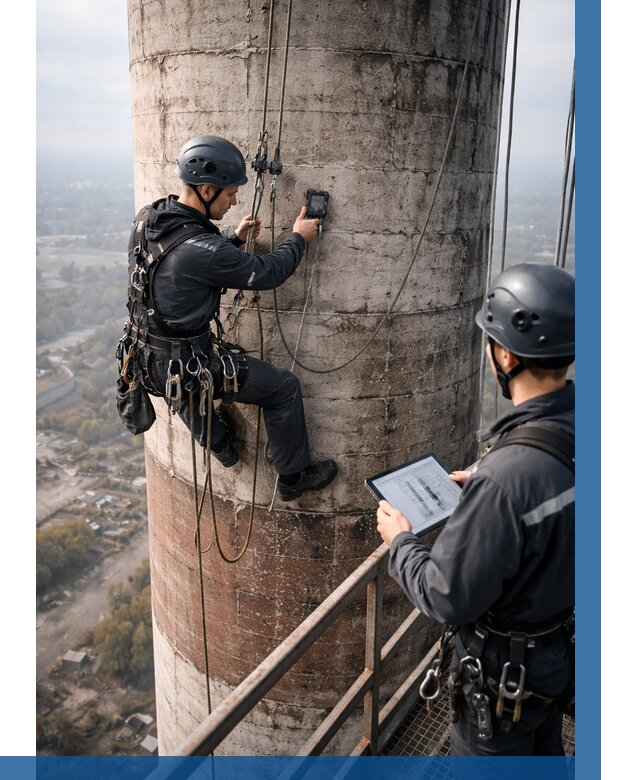 Обследование дымовой трубы в Балашихе от 8202 р. | ВЫСОТНИК-Блш